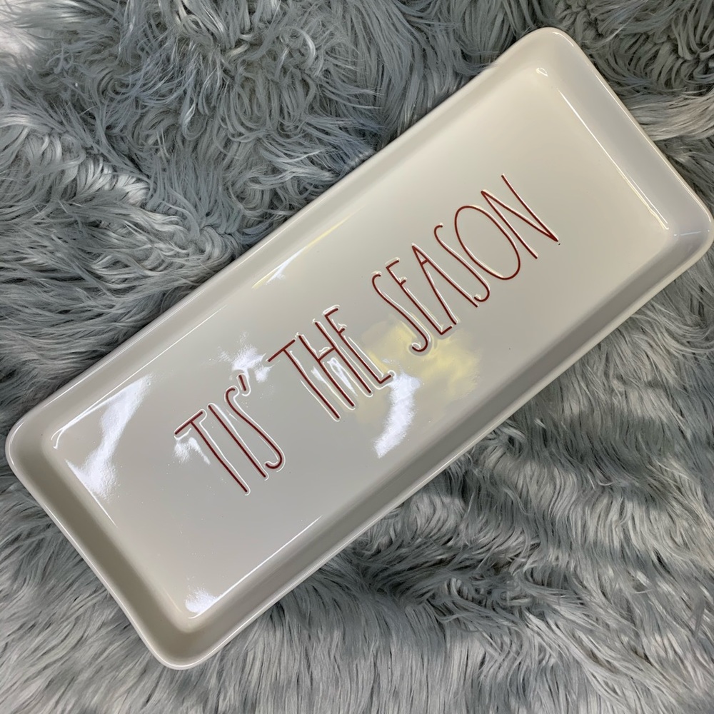 🆕 Rae Dunn “‘Tis The Season” ceramic tray